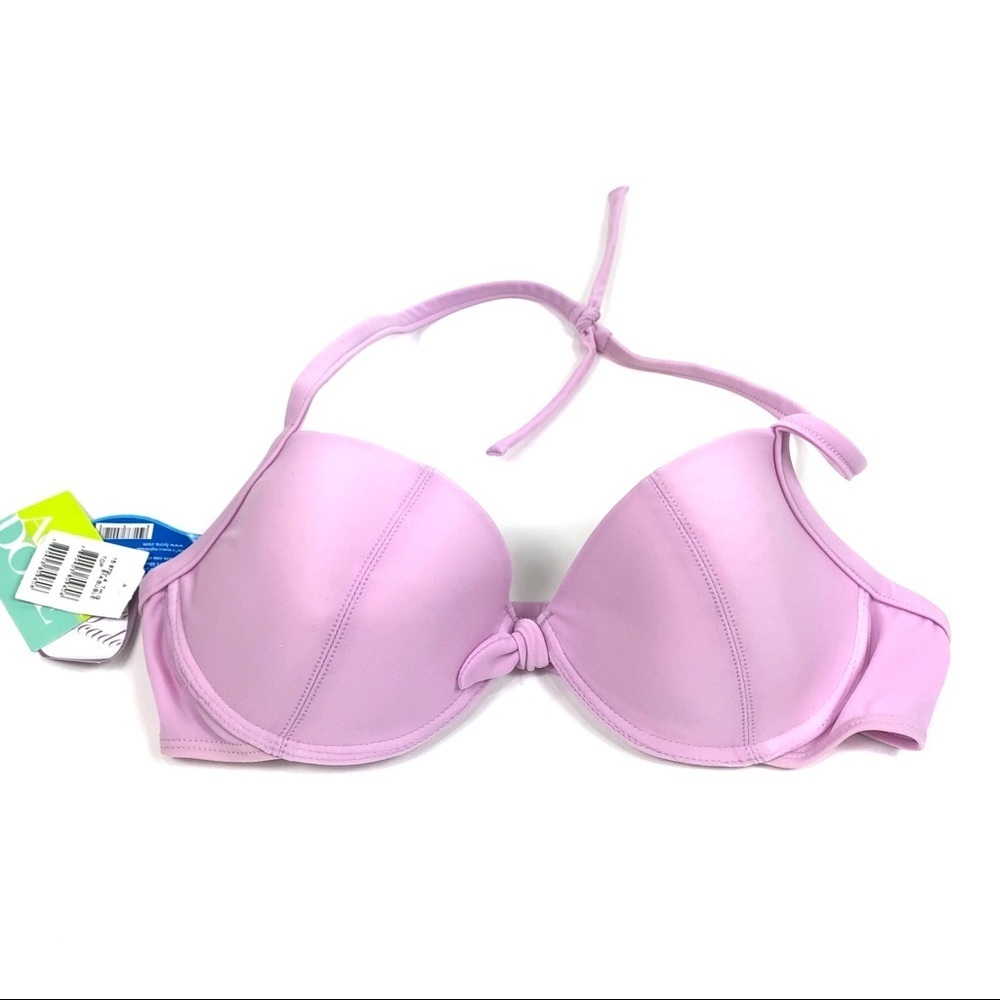 Agua Doce Push Up Bikini Top Molded cup lilac